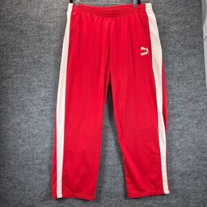 Puma Track Pants Side Stripe XXL Red Mens